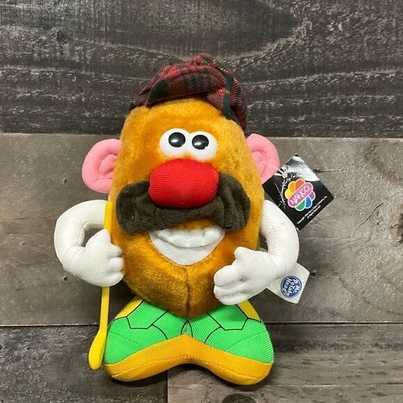 Nanco Mr Potato Head Spud Golf Tater Plush Stuff Toy 8” inches Tall - Picture 1 of 5